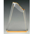 Symphony Designed Acrylic Gold Reflective Base Award - 7" Tall